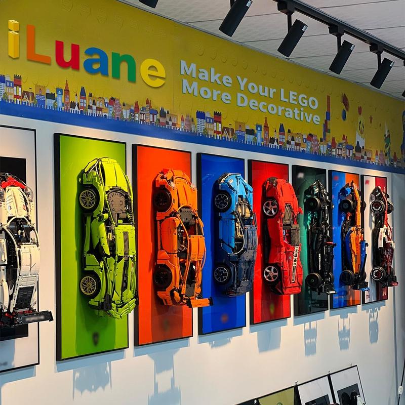 Painel de parede iLuane para Lego 42141 Technic McLaren F1 2022